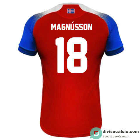 Maglia Islanda Gara Third 18#MAGNUSSON 2018
