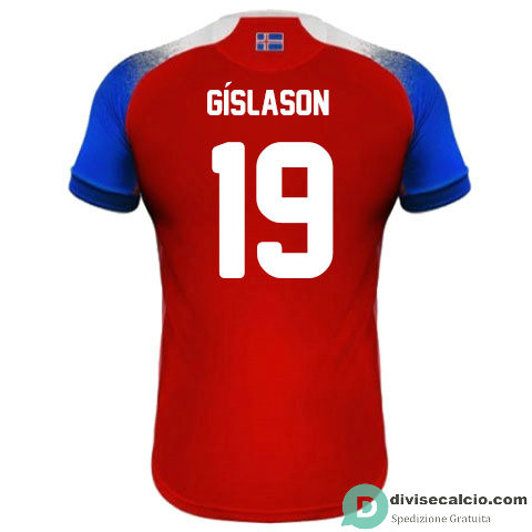 Maglia Islanda Gara Third 19#GISLASON 2018