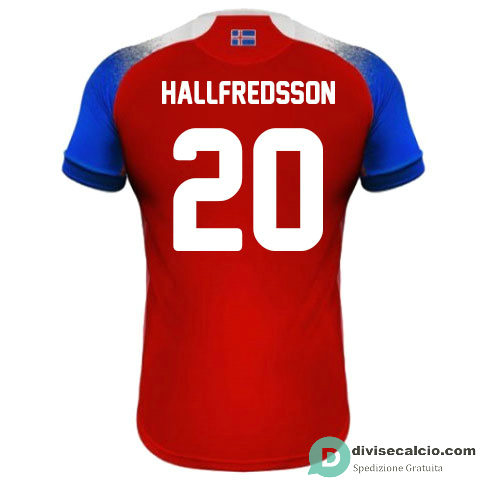 Maglia Islanda Gara Third 20#HALLFREDSSON 2018