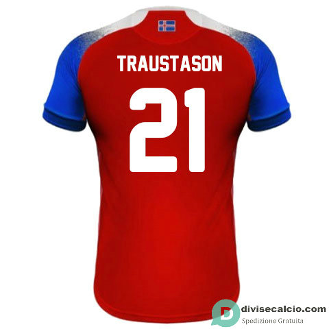 Maglia Islanda Gara Third 21#TRAUSTASON 2018