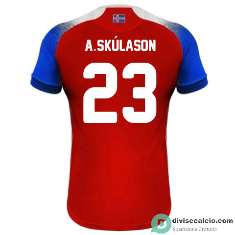 Maglia Islanda Gara Third 23#A.SKULASON 2018