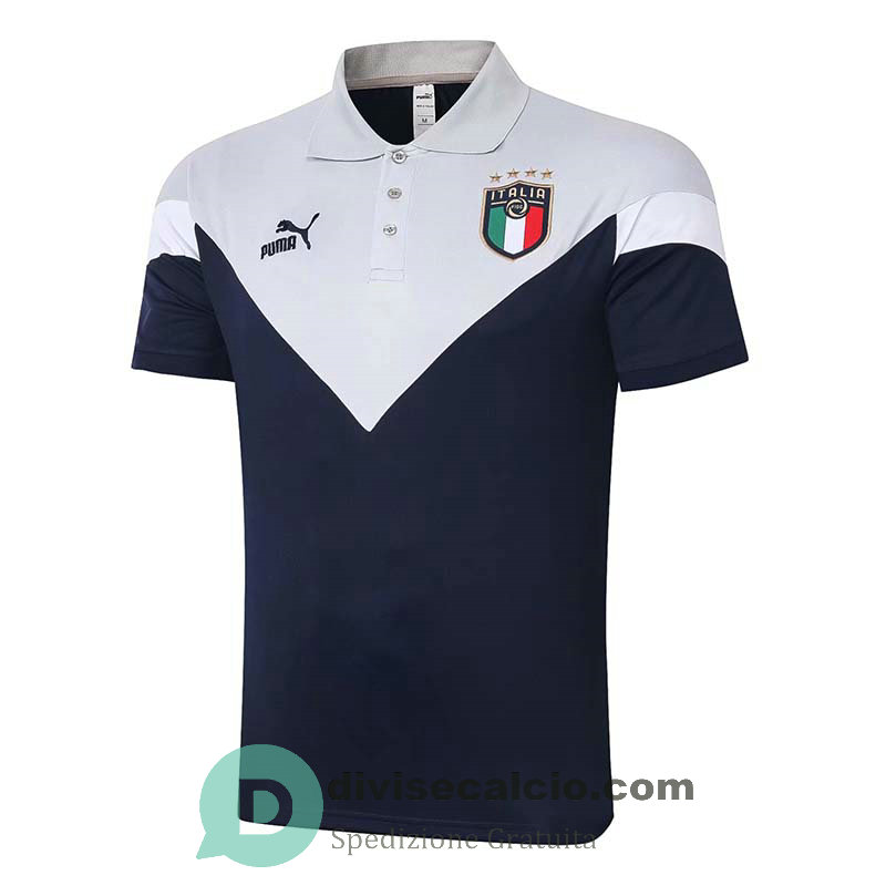 Maglia Italia Polo Blue 2020/2021