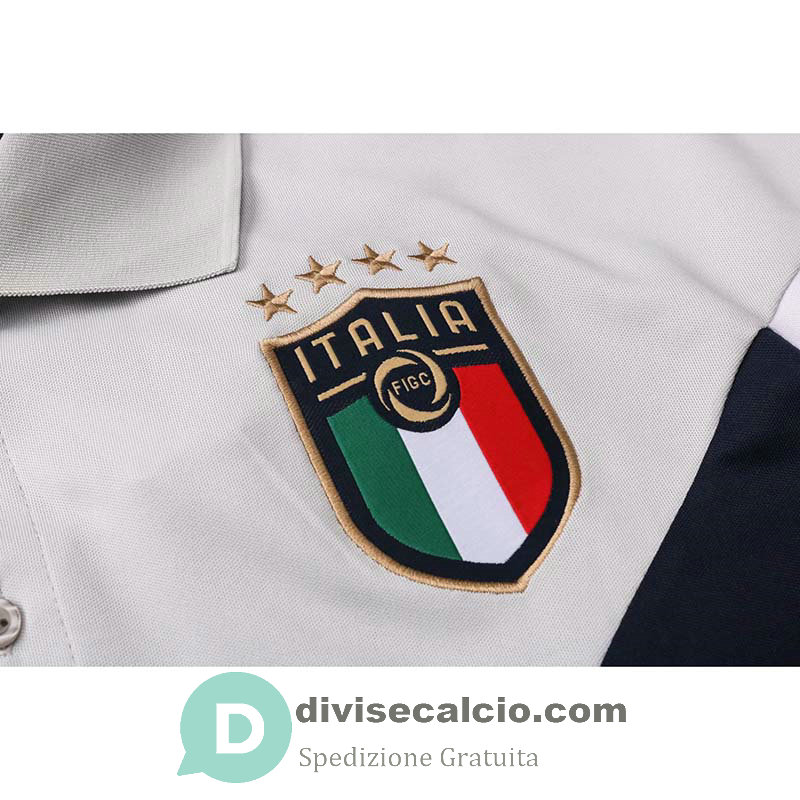 Maglia Italia Polo Blue 2020/2021