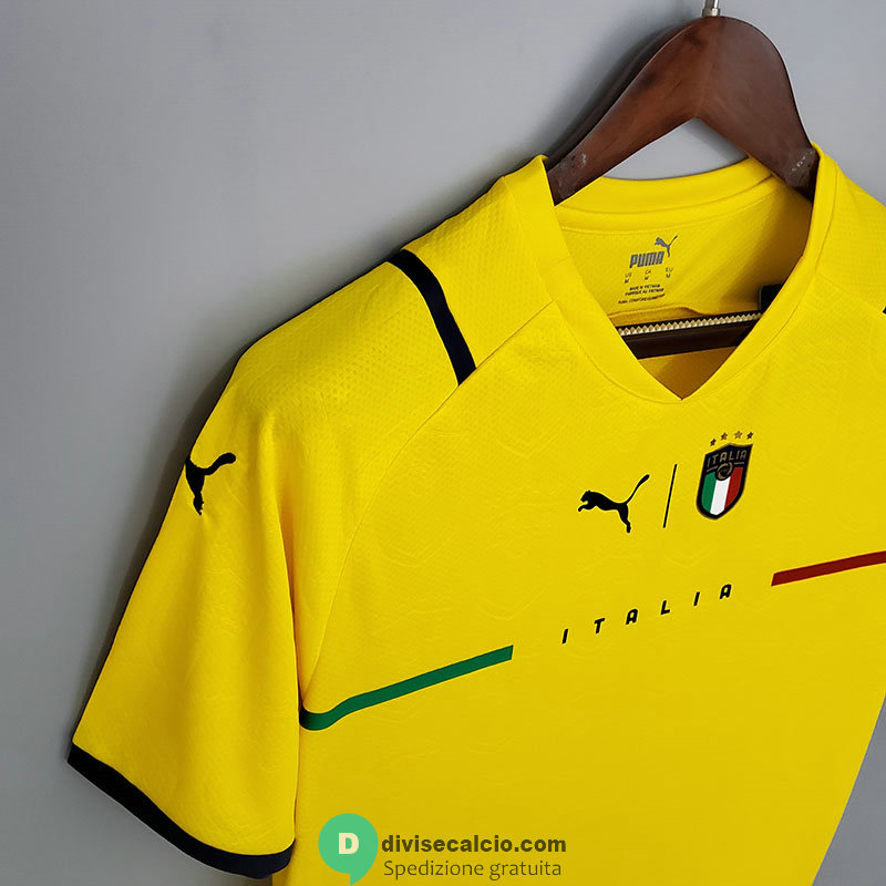 Maglia Italia Portiere Yellow 2021/2022