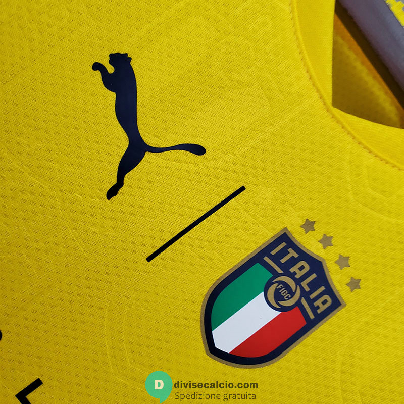 Maglia Italia Portiere Yellow 2021/2022