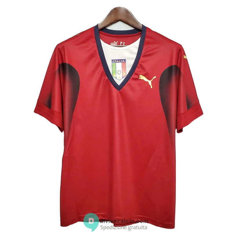 Maglia Italia Retro 2006 Red