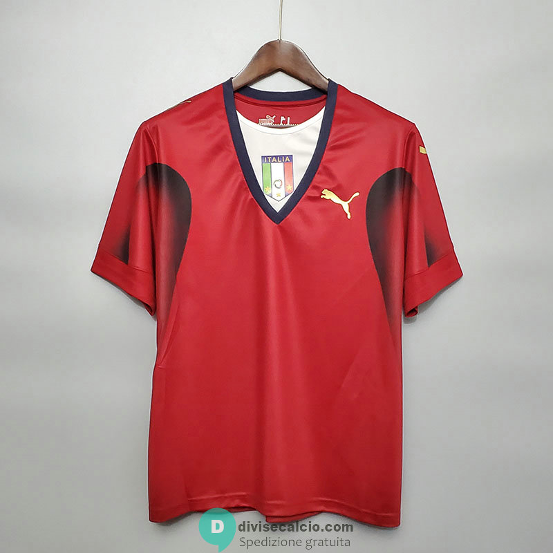 Maglia Italia Retro 2006 Red