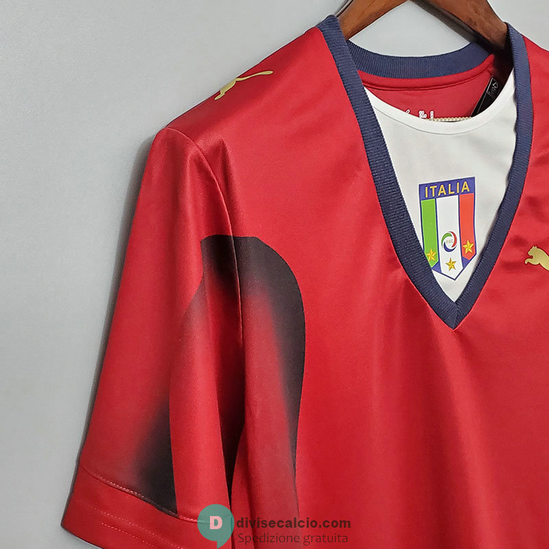 Maglia Italia Retro 2006 Red