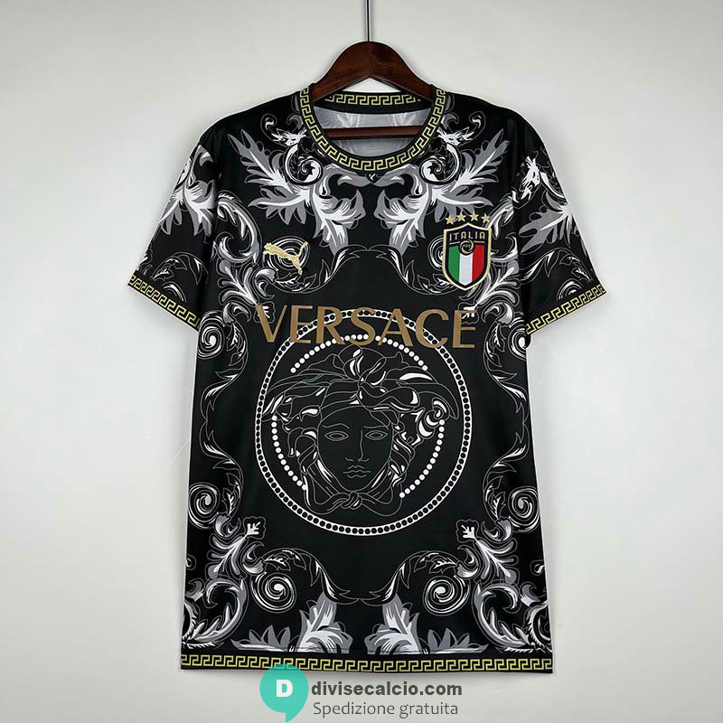 Maglia Italia x Versace Black 2023/2024