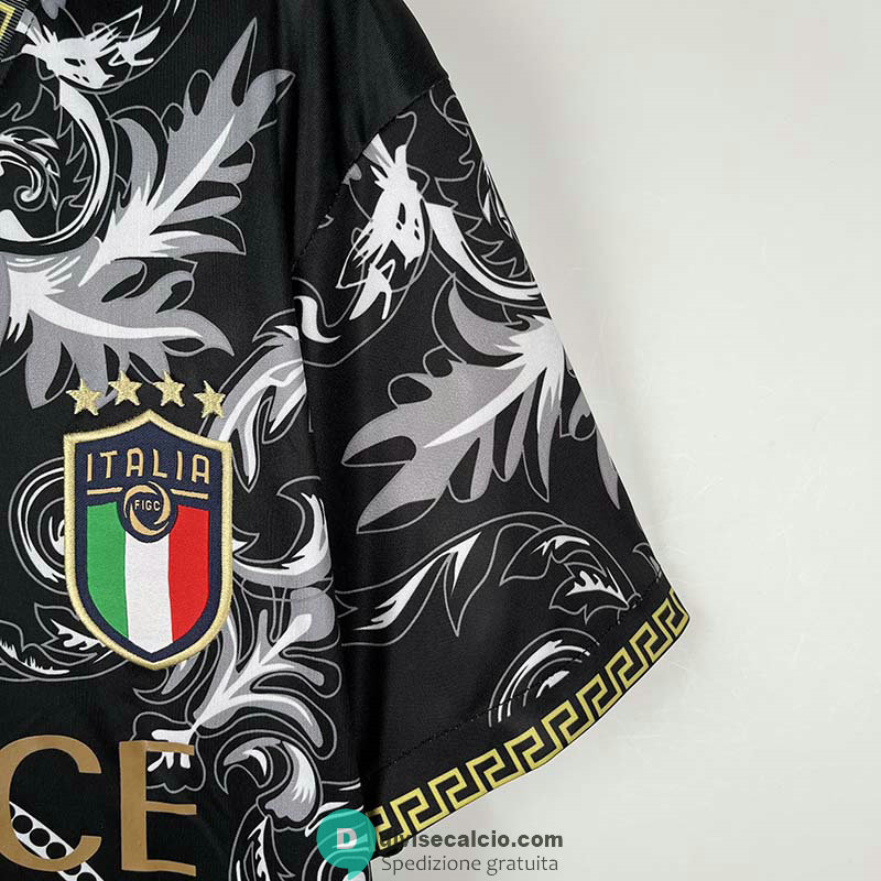 Maglia Italia x Versace Black 2023/2024