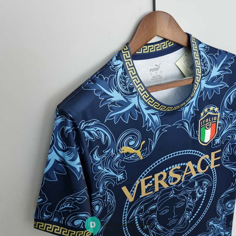 Maglia Italia x Versace Blue 2022/2023