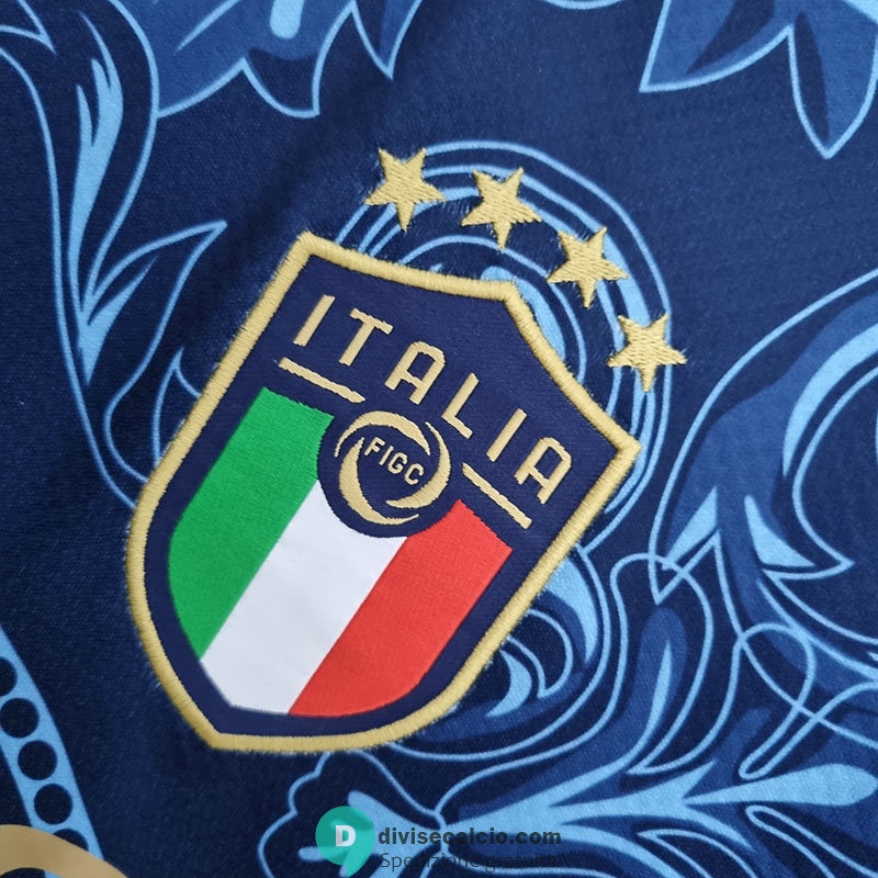 Maglia Italia x Versace Blue 2022/2023