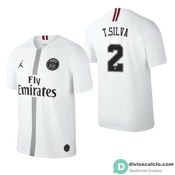 Maglia Jordan x PSG Champions League Gara Away 2#T.SILVA 2018-2019