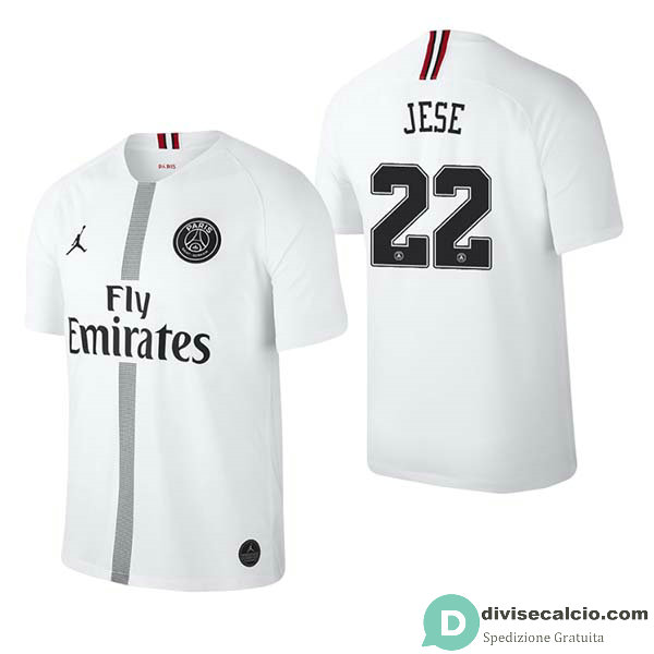 Maglia Jordan x PSG Champions League Gara Away 22#JESE 2018-2019