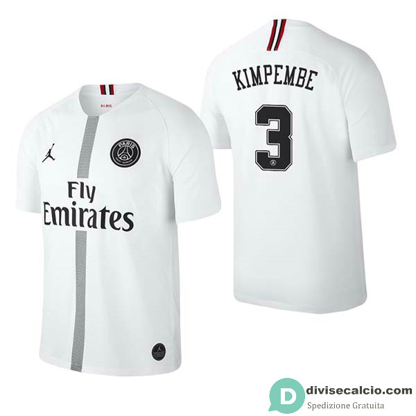 Maglia Jordan x PSG Champions League Gara Away 3#KIMPEMBE 2018-2019