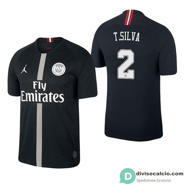 Maglia Jordan x PSG Champions League Gara Home 2#T.SILVA 2018-2019