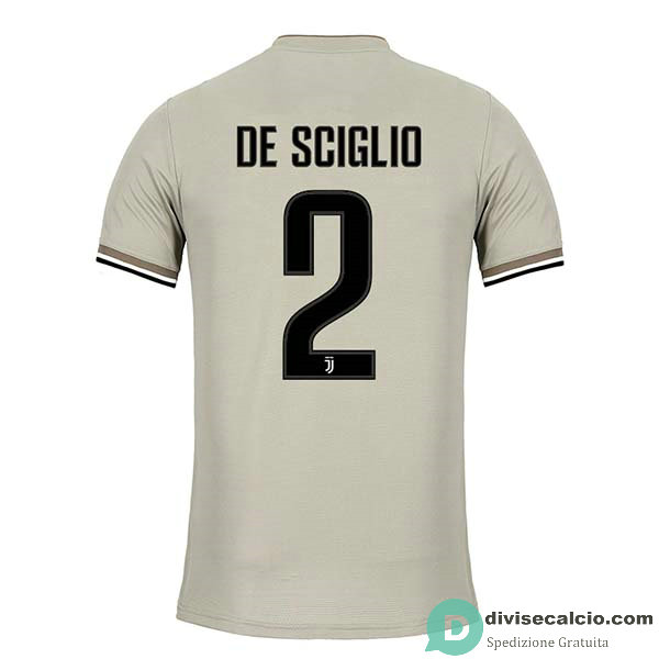 Maglia Juventus Gara Away 2#DE SCIGLIO 2018-2019