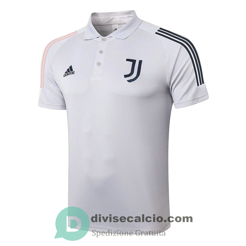 Maglia Juventus Polo Light Grey 2020/2021