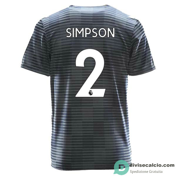 Maglia Leicester City Gara Away 2#SIMPSON 2018-2019