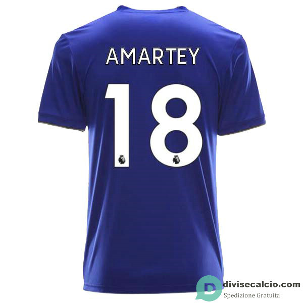 Maglia Leicester City Gara Home 18#AMARTEY 2018-2019