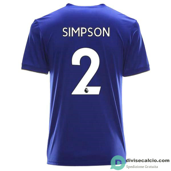 Maglia Leicester City Gara Home 2#SIMPSON 2018-2019