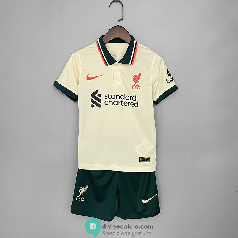 Maglia Liverpool Bambino Gara Away 2021/2022