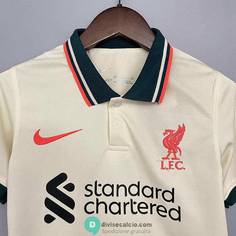 Maglia Liverpool Bambino Gara Away 2021/2022