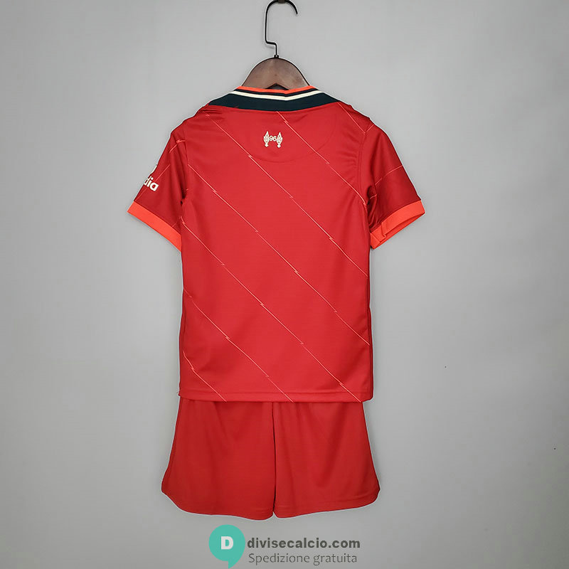 Maglia Liverpool Bambino Gara Home 2021/2022