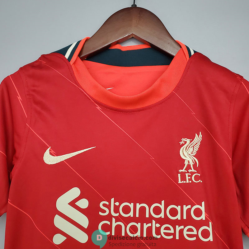 Maglia Liverpool Bambino Gara Home 2021/2022