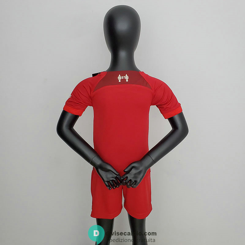 Maglia Liverpool Bambino Gara Home 2022/2023