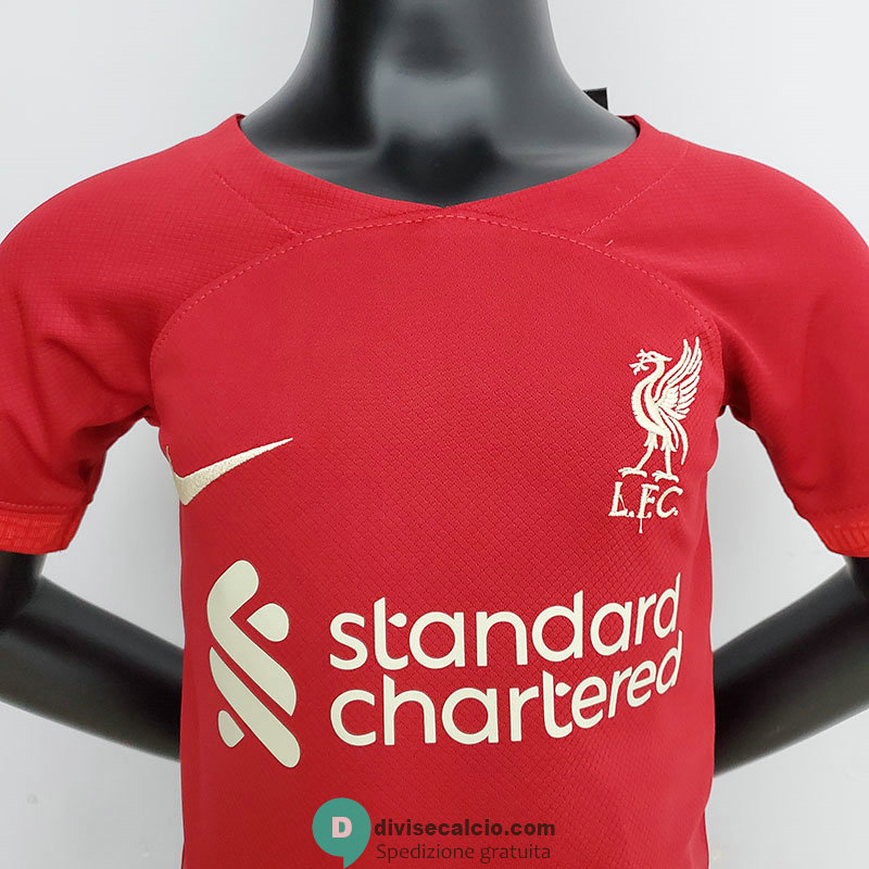 Maglia Liverpool Bambino Gara Home 2022/2023