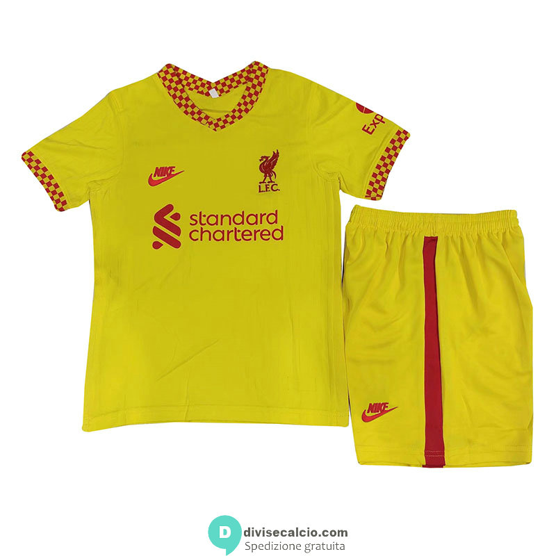 Maglia Liverpool Bambino Gara Third 2021/2022