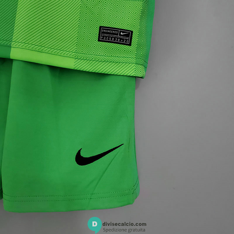 Maglia Liverpool Bambino Portiere Green 2021/2022