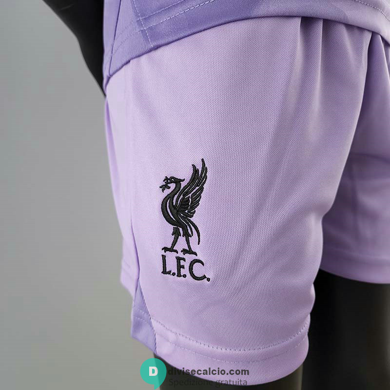 Maglia Liverpool Bambino Portiere Purple 2022/2023
