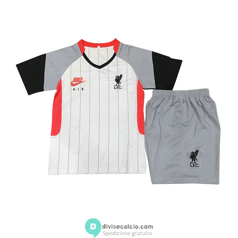 Maglia Liverpool Bambino White 2020/2021