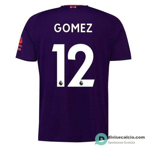 Maglia Liverpool Gara Away 12#GOMEZ 2018-2019