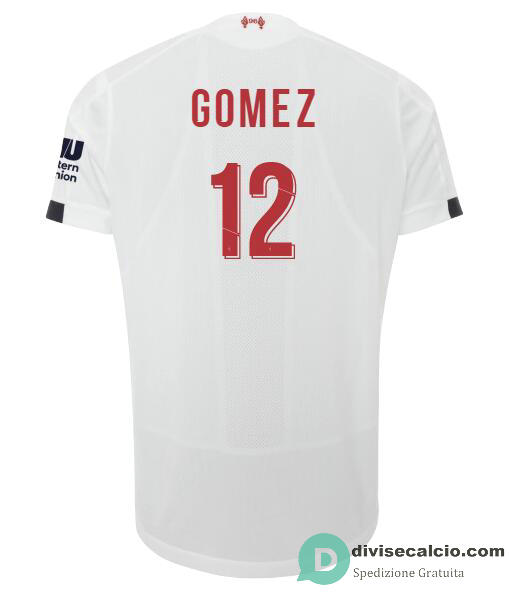 Maglia Liverpool Gara Away 12#GOMEZ 2019-2020 LFC