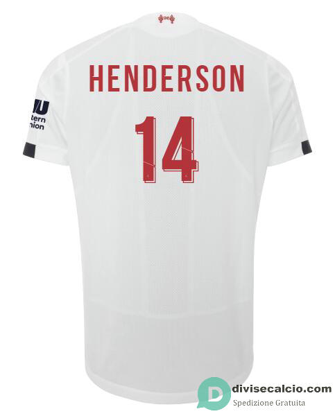 Maglia Liverpool Gara Away 14#HENDERSON 2019-2020