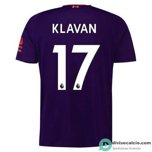 Maglia Liverpool Gara Away 17#KLAVAN 2018-2019