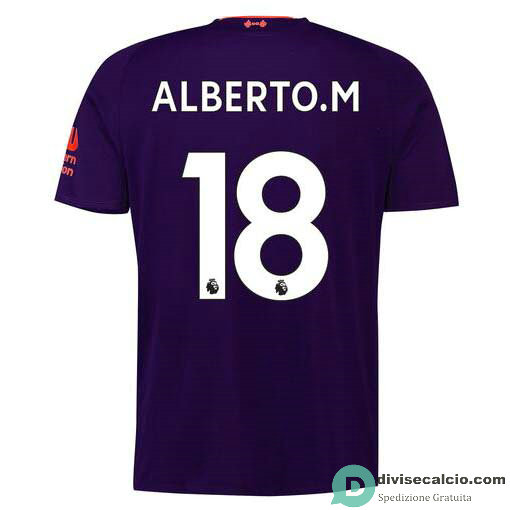 Maglia Liverpool Gara Away 18#ALBERTO.M 2018-2019