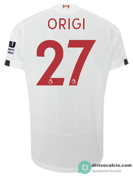 Maglia Liverpool Gara Away 27#ORIGI 2019-2020