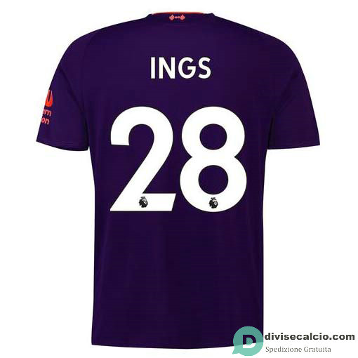 Maglia Liverpool Gara Away 28#INGS 2018-2019