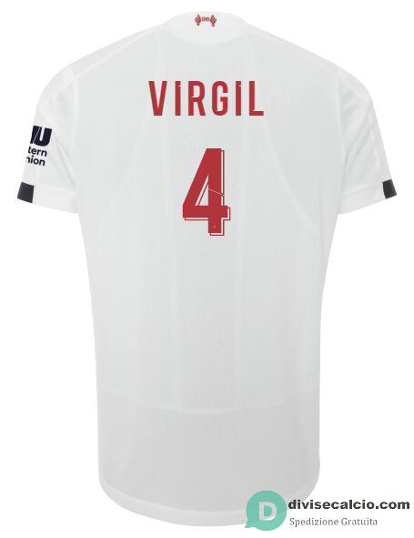 Maglia Liverpool Gara Away 4#VIRGIL 2019-2020