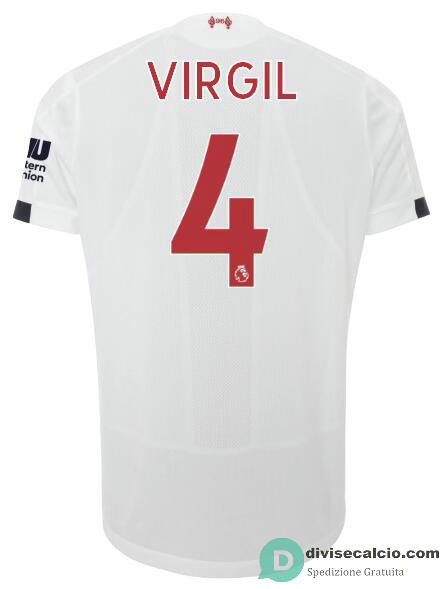 Maglia Liverpool Gara Away 4#VIRGIL 2019-2020