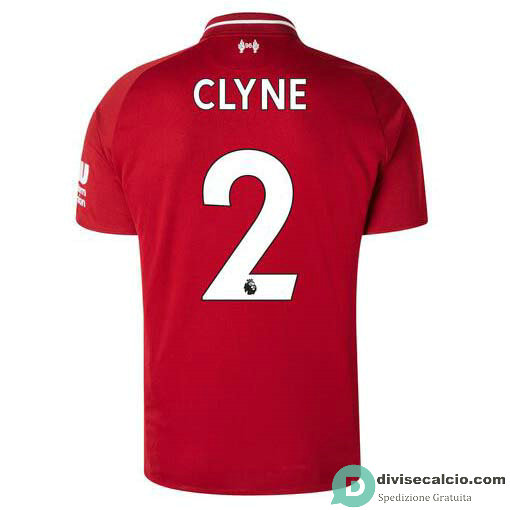 Maglia Liverpool Gara Home 2#CLYNE 2018-2019