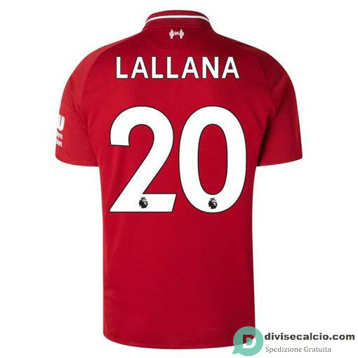 Maglia Liverpool Gara Home 20#LALLANA 2018-2019