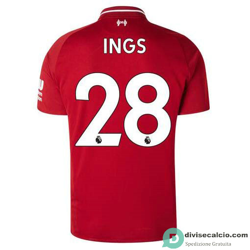 Maglia Liverpool Gara Home 28#INGS 2018-2019