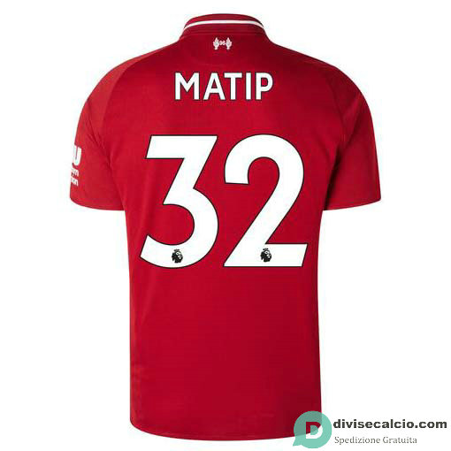 Maglia Liverpool Gara Home 32#MATIP 2018-2019