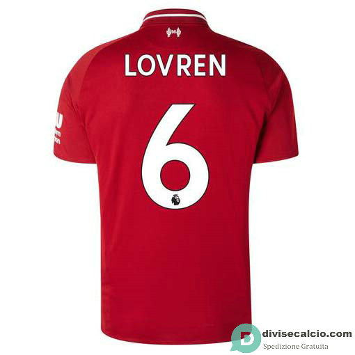 Maglia Liverpool Gara Home 6#LOVREN 2018-2019