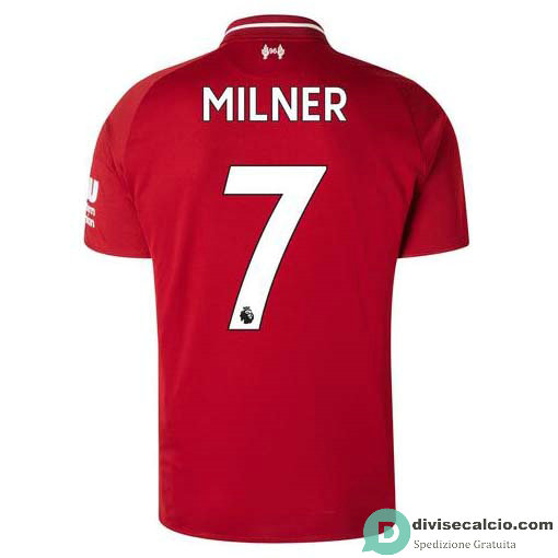 Maglia Liverpool Gara Home 7#MILNER 2018-2019